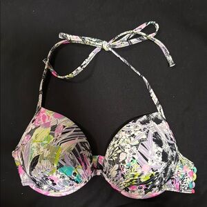 Colorful Patterned Bikini Top